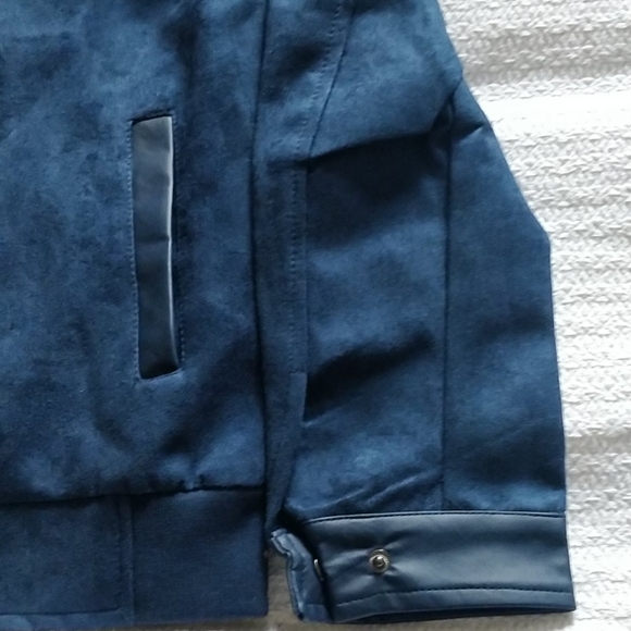 Blue Suede jacket - Picture 3 of 4